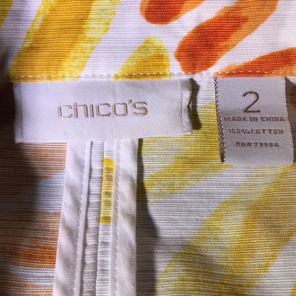 Chico’s Colorful Jacket Chico’s Size 2 / Large - Picture 8 of 8